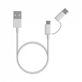 i 2-in-1 USB Cable (Micro USB to Type C) 100cm