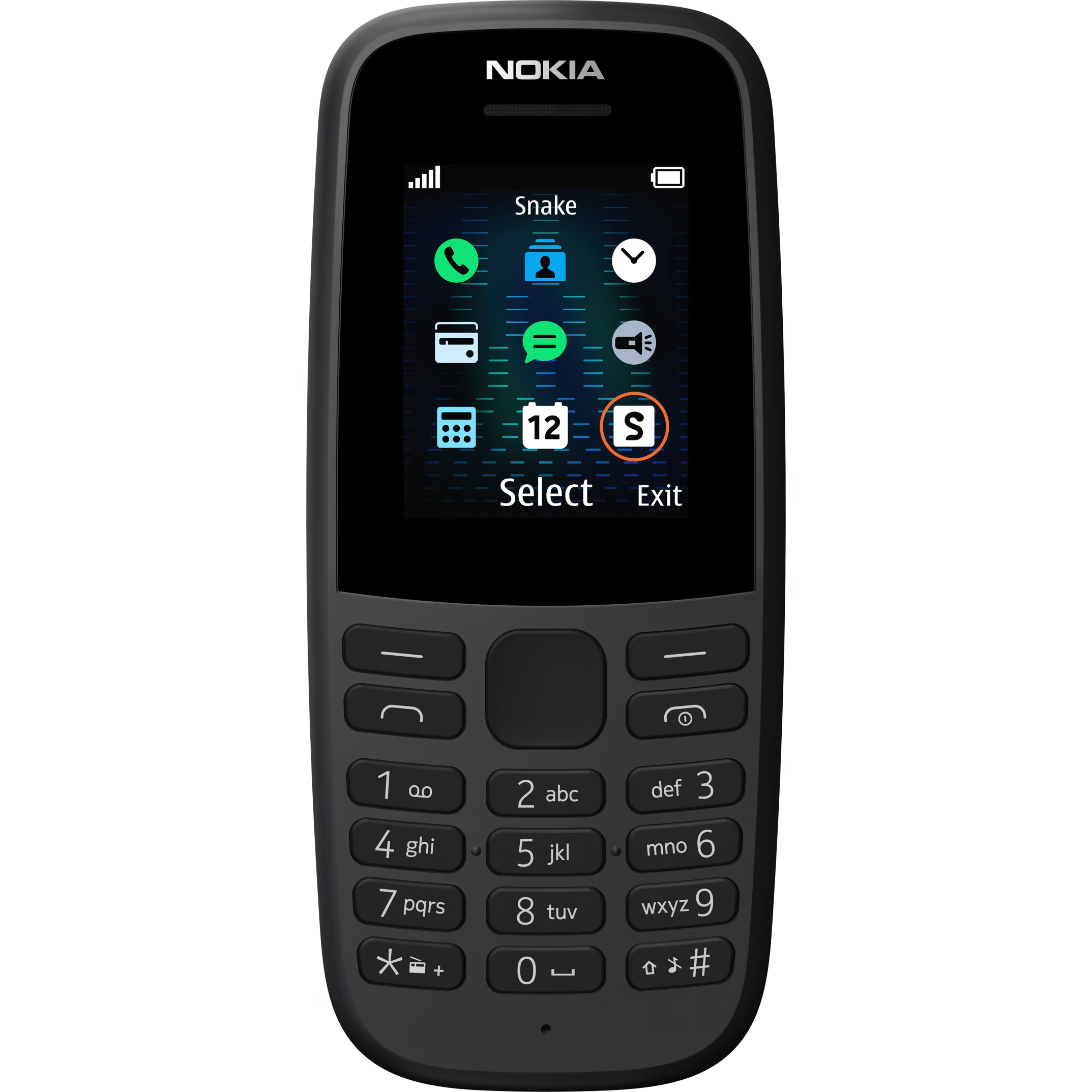 nokia-105-black-front-int